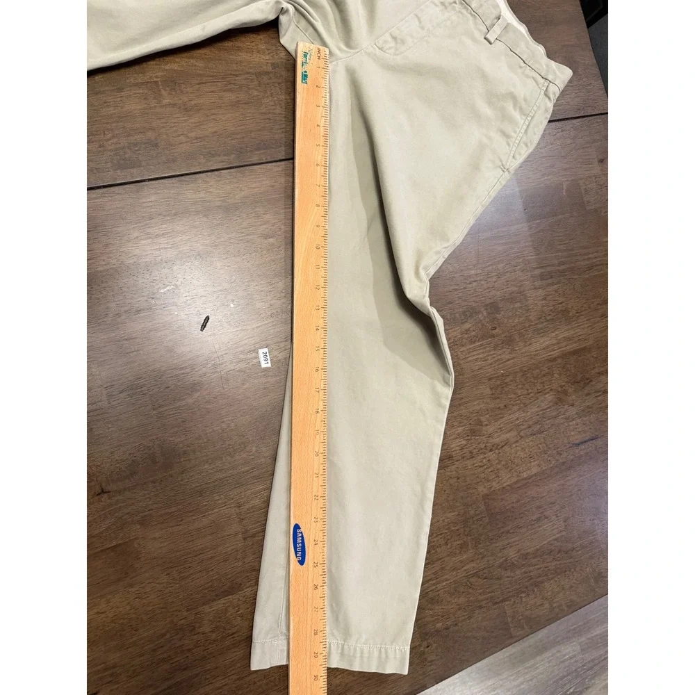 Banana Republic Emerson Chino Mens‎ 33x30 Khaki Tan Straight Leg Pants 2091